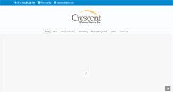 Desktop Screenshot of crescentcustomhomes.com